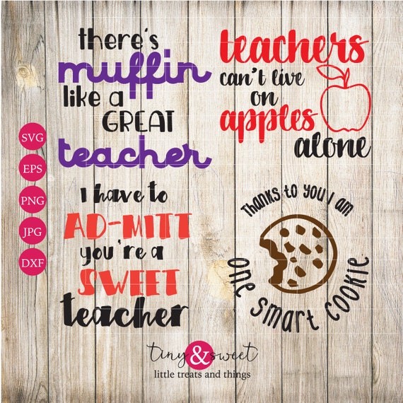 Download Teacher Gift Pot Holder Mitten Bake Smart Cookie Admitt Etsy