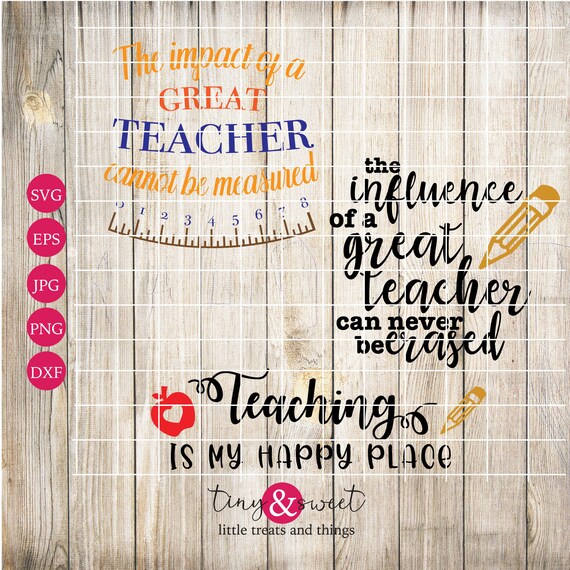 Download The Influence Impact Of A Great Teacher Svg Cut File Christmas Etsy