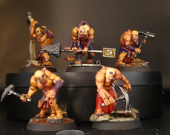 Aberrants Genestealer Cult malowany 40k