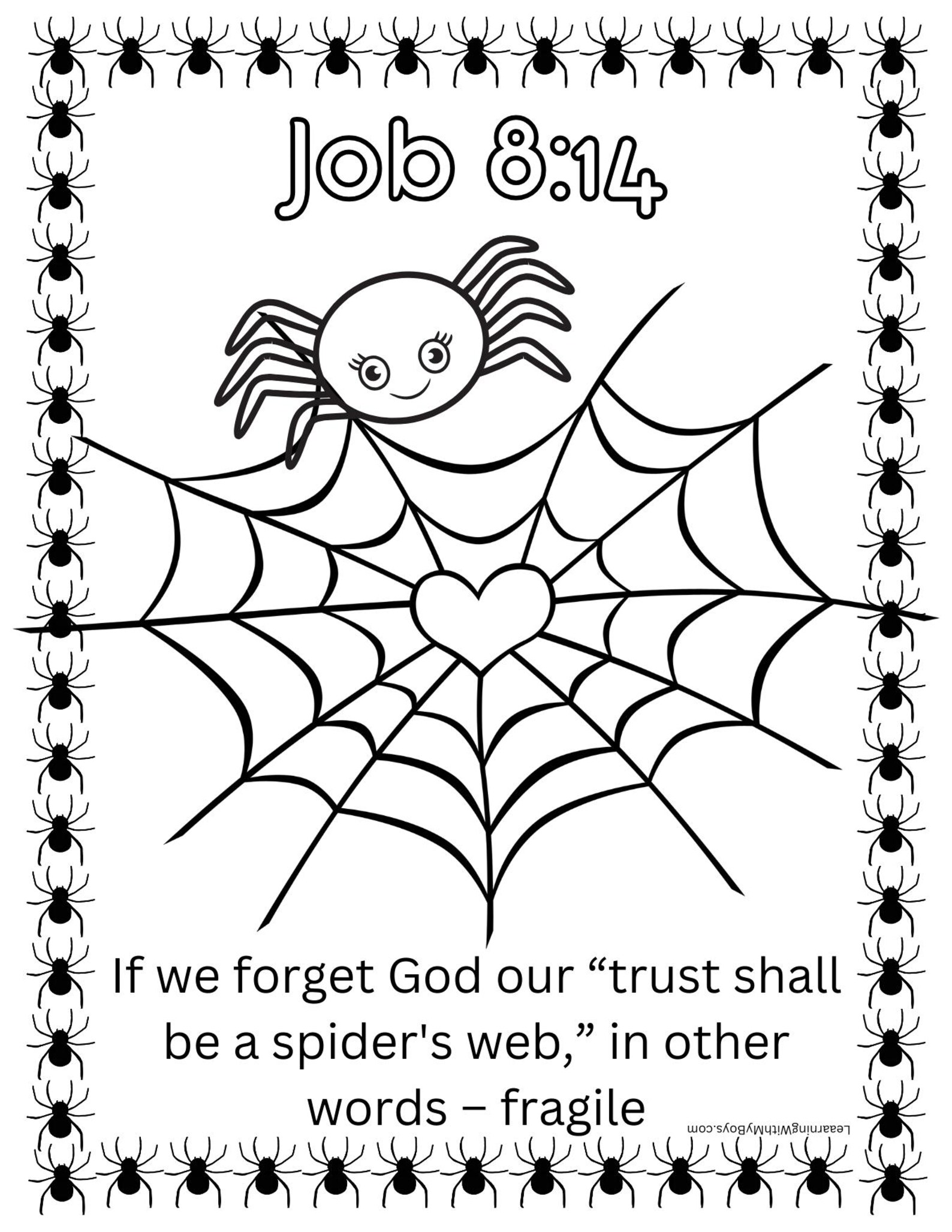 Fall Fun Spider Halloween Preschool /toddler Math & Literacy Activity ...