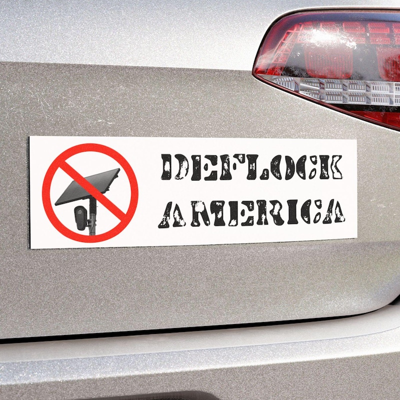 Flock Camera Bumper Sticker - Etsy