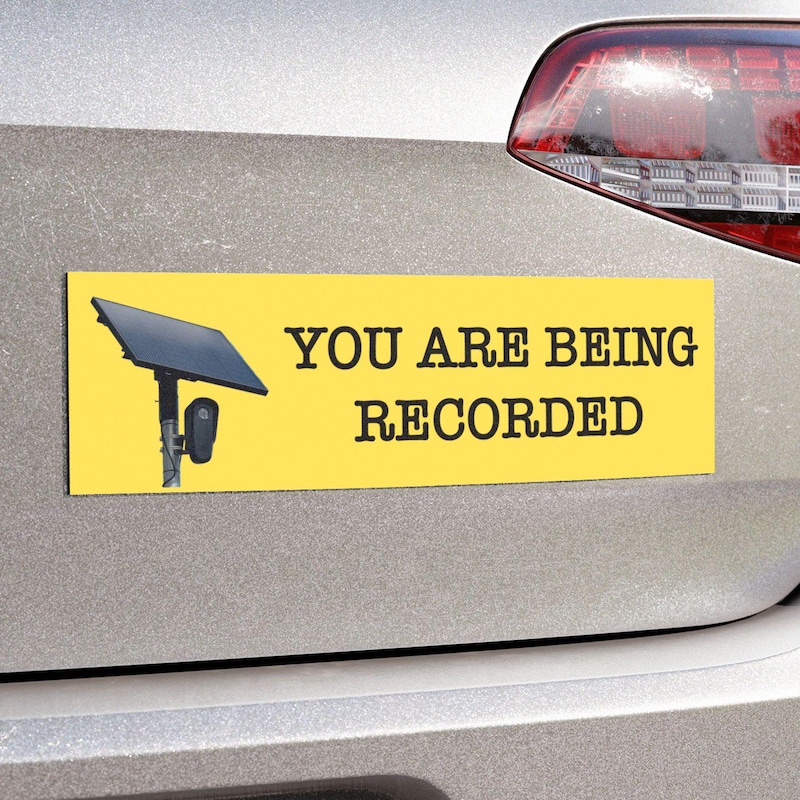 Flock Camera Bumper Sticker - Etsy
