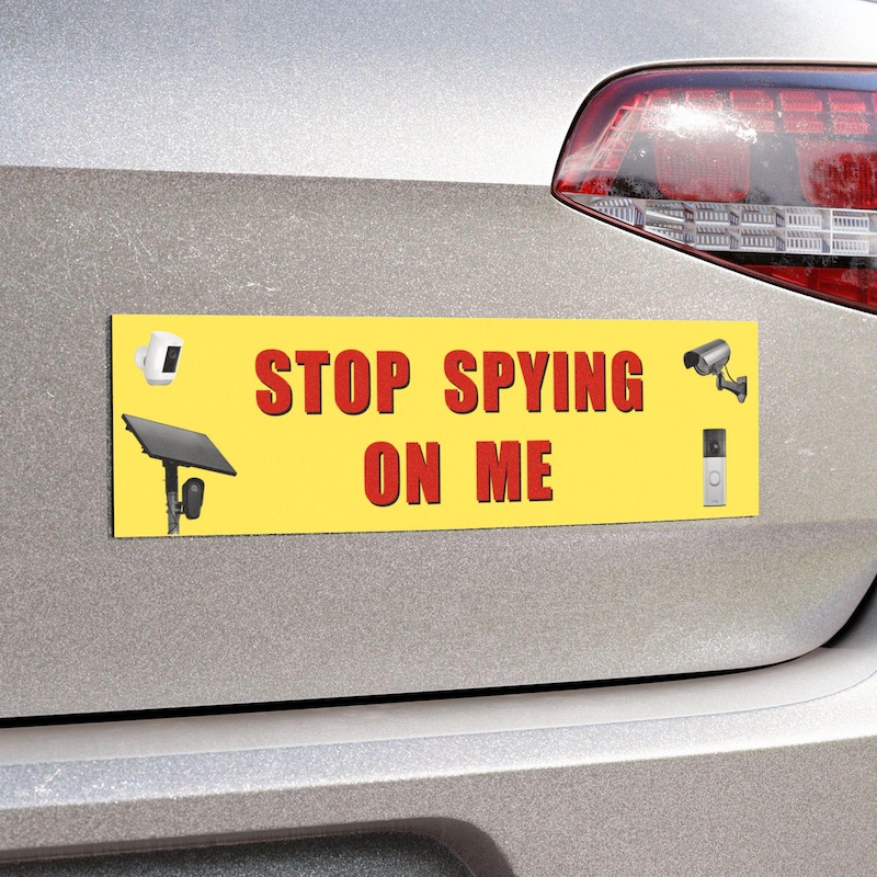 Flock Camera Bumper Sticker - Etsy