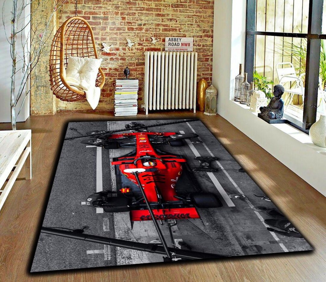 Formula1 Rug, Cockpit Rug , Personalized Rug, Area Rug, Popular Rug ...