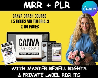 Canva Crashkurs, Video Tutorials, MRR/PLR Canva Guide