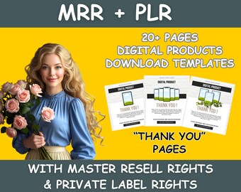 Thank You Page Canva Template | Etsy Download Instructions (Digital Product)