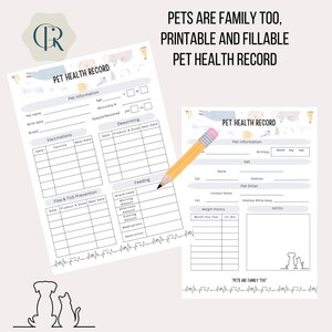 Documentazione sanitaria per animali domestici: download digitale stampabile e compilabile