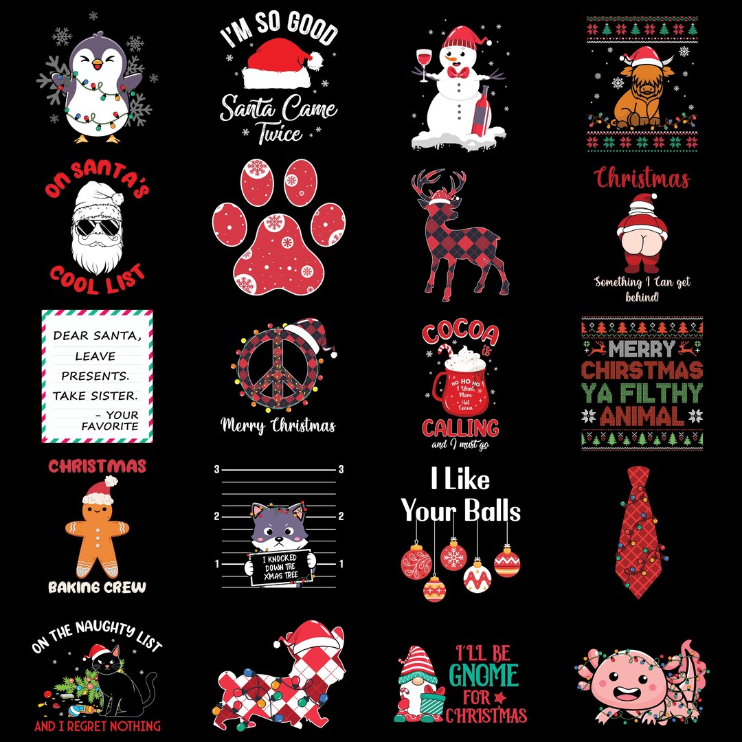 Christmas SVG Bundle / Funny Christmas SVG / Cut File / Cricut / Clip ...