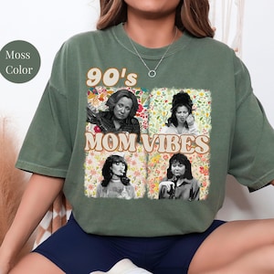 Maglietta anni &#39;90 con atmosfera da mamma - Maglietta con colori retrò per mamme in TV
