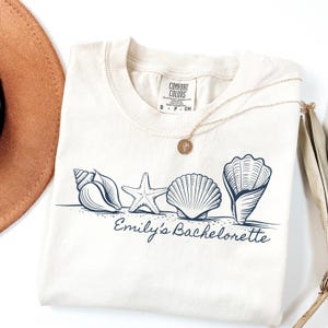 Custom Beach Bachelorette Shirt: Coastal Bridal Party Tee