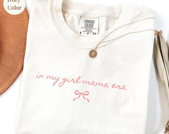 Comfort Colors Girl Mama Era Shirt: Personalized Mom Tee