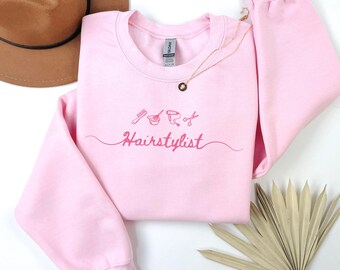 Hairstylist Comfort Colors Shirt • Coquette Hair Stylist Work Tshirt • Hairdresser Tees • Cosmetologist Gifts • Cosmetology Graduation Gift
