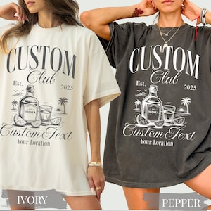 Custom Bachelorette Comfort Colors Shirts, Nashville Bachelorette Party Shirts, Bach Club Shirts, Beach Bachelorette, Social Cocktail Club