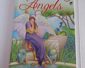 Angels Coloring Book, can be used for embroidery