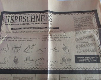 Very old Herrschners Paper Catalog 90