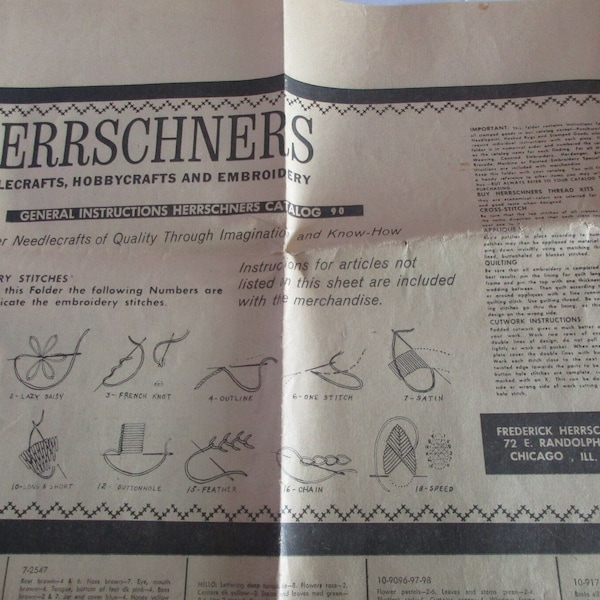 Herrschners Catalog Embroidery Etsy