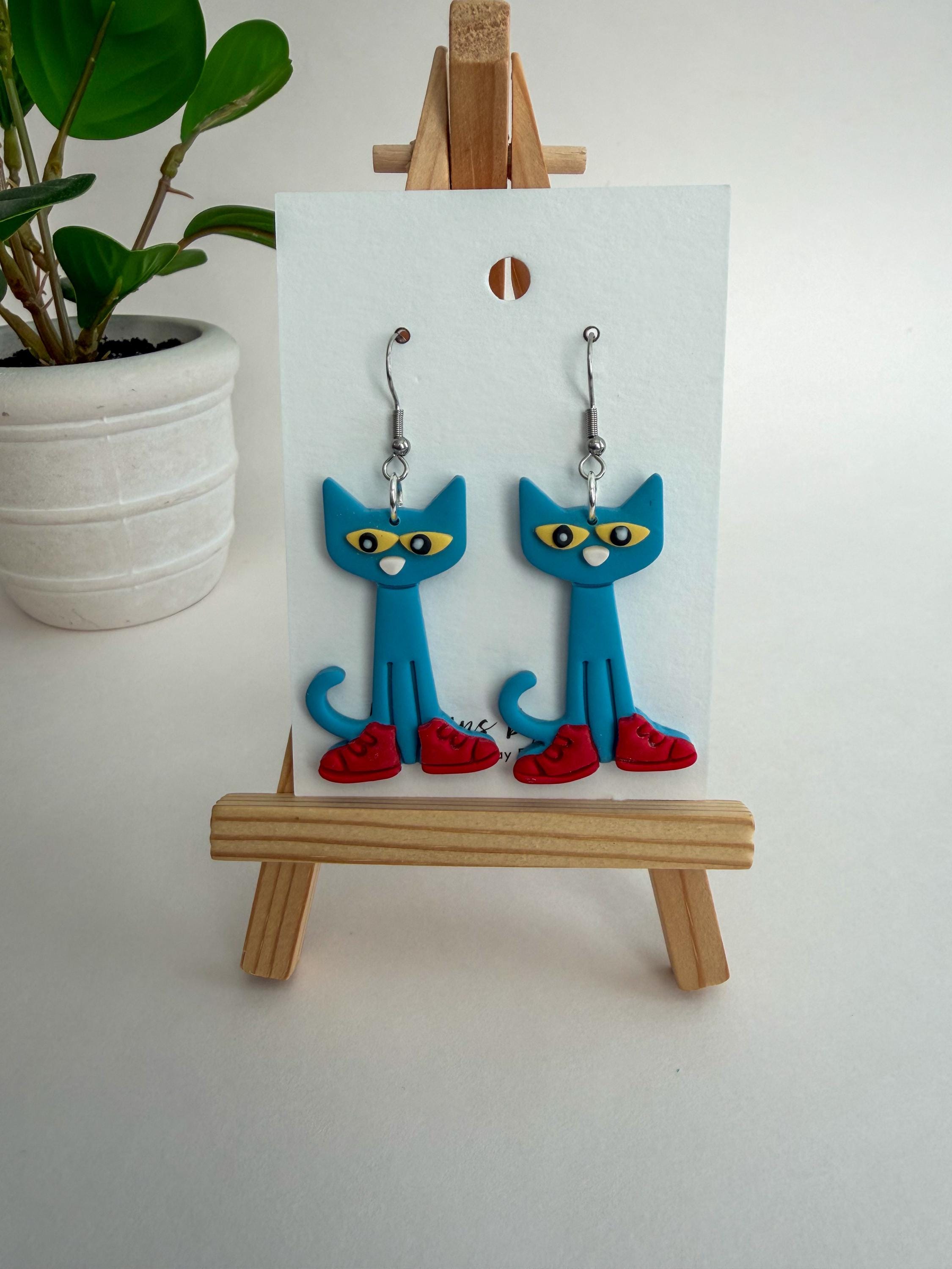 Cat Lady Comfort - Earrings Recycled Silver - Jewelry