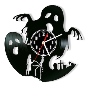 クリスマス ウォールクロック 12 インチ ヴィンテージ ビニールレコード製、モダンな壁飾り、アイデア ホーム デコレーション、素晴らしいギフト
