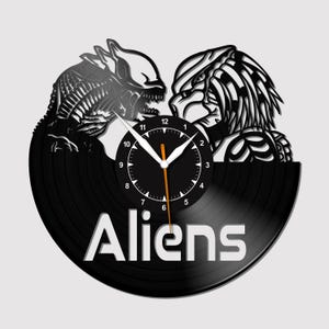 Personlig väggklocka med vinylskiva från Alien: Modern heminredning (30 cm)