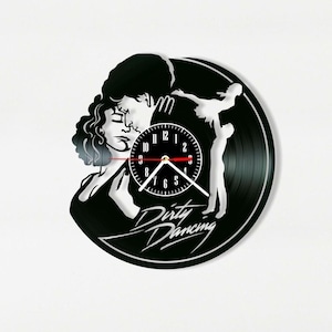 Personalized Dancing Vinyl Record Wall Clock - Modern Home Decor