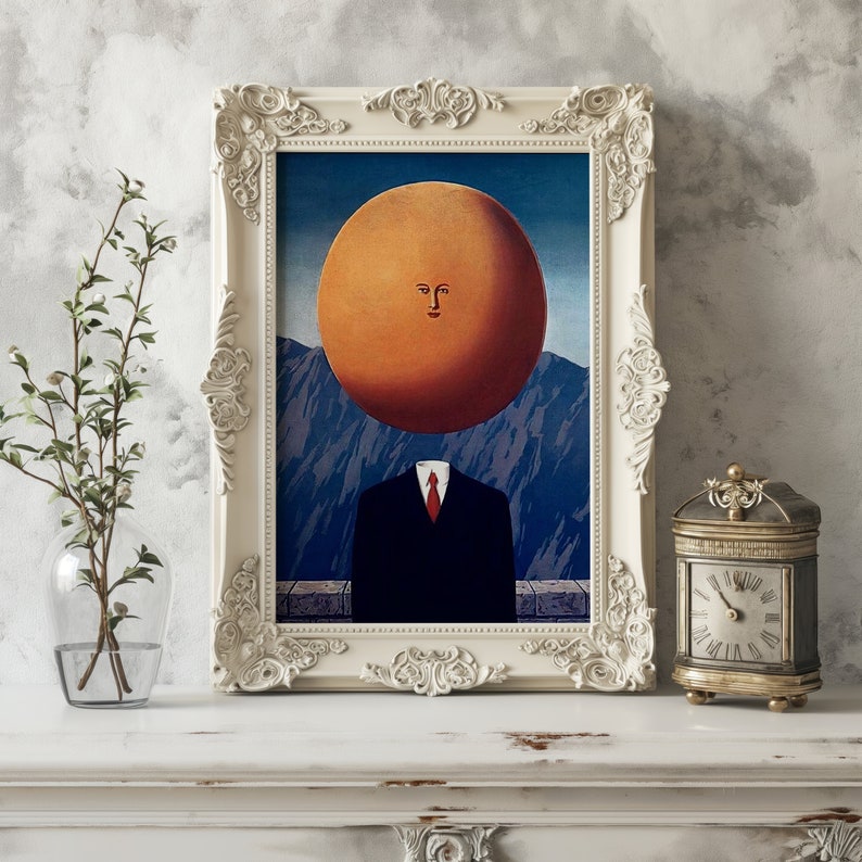 Reproduction Toile René Magritte 'The Viol' - Impression Giclée Sur Toile Fine - Grèce