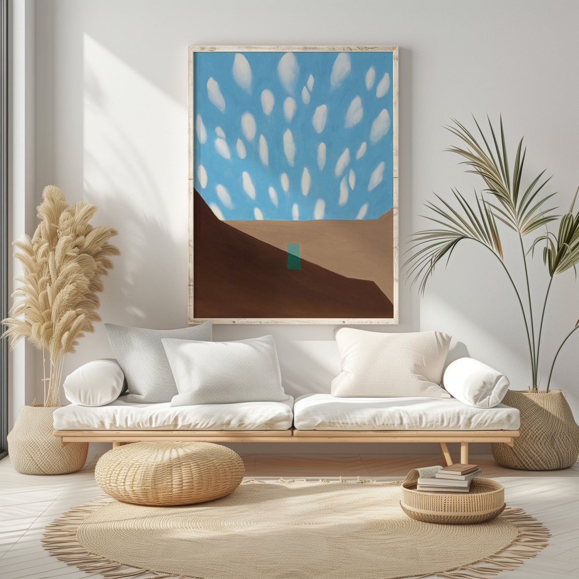 Georgia O'keeffe : in the Patio VIII 1950 Precisionism Abstract Giclee ...