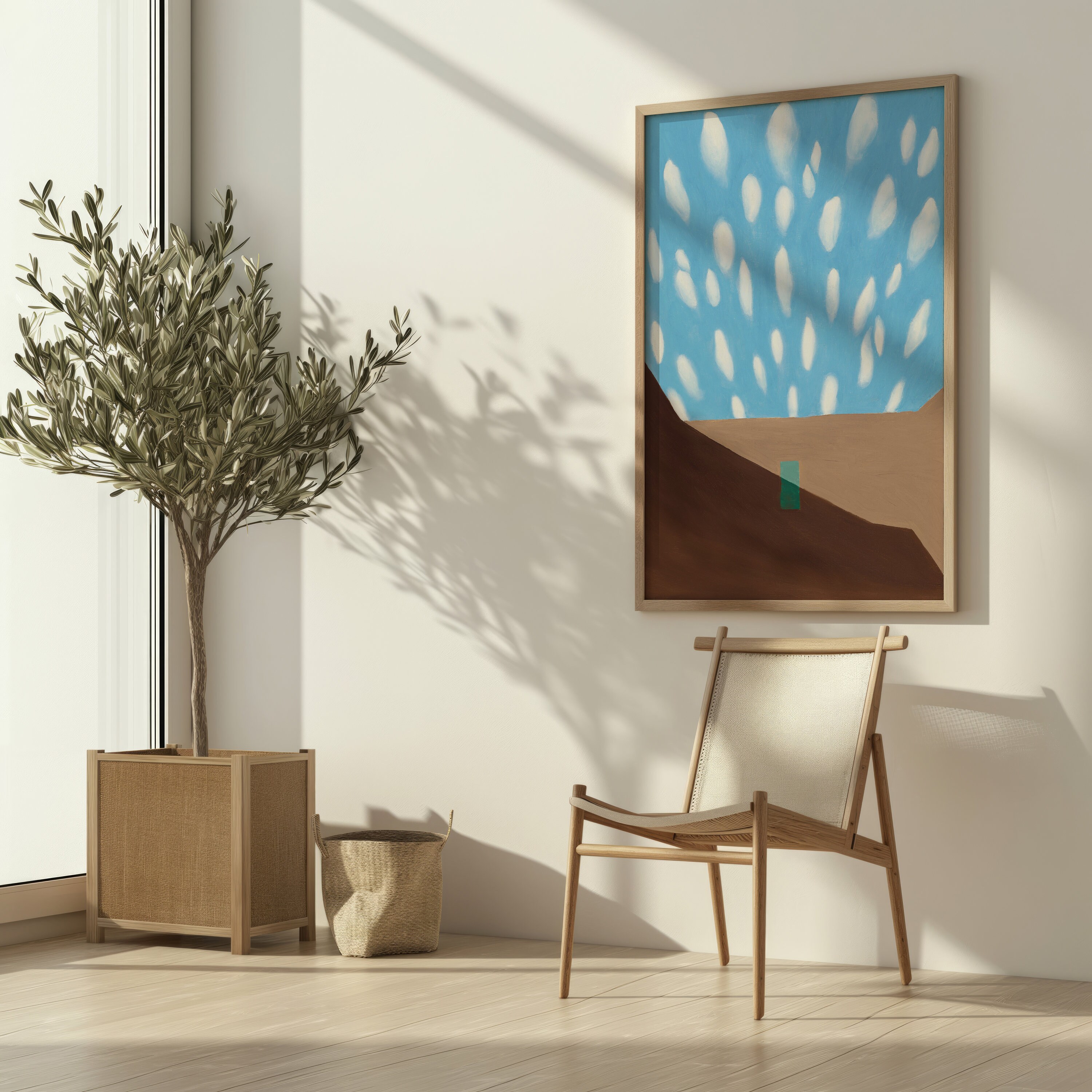 Georgia O'keeffe : in the Patio VIII 1950 Precisionism Abstract Giclee ...