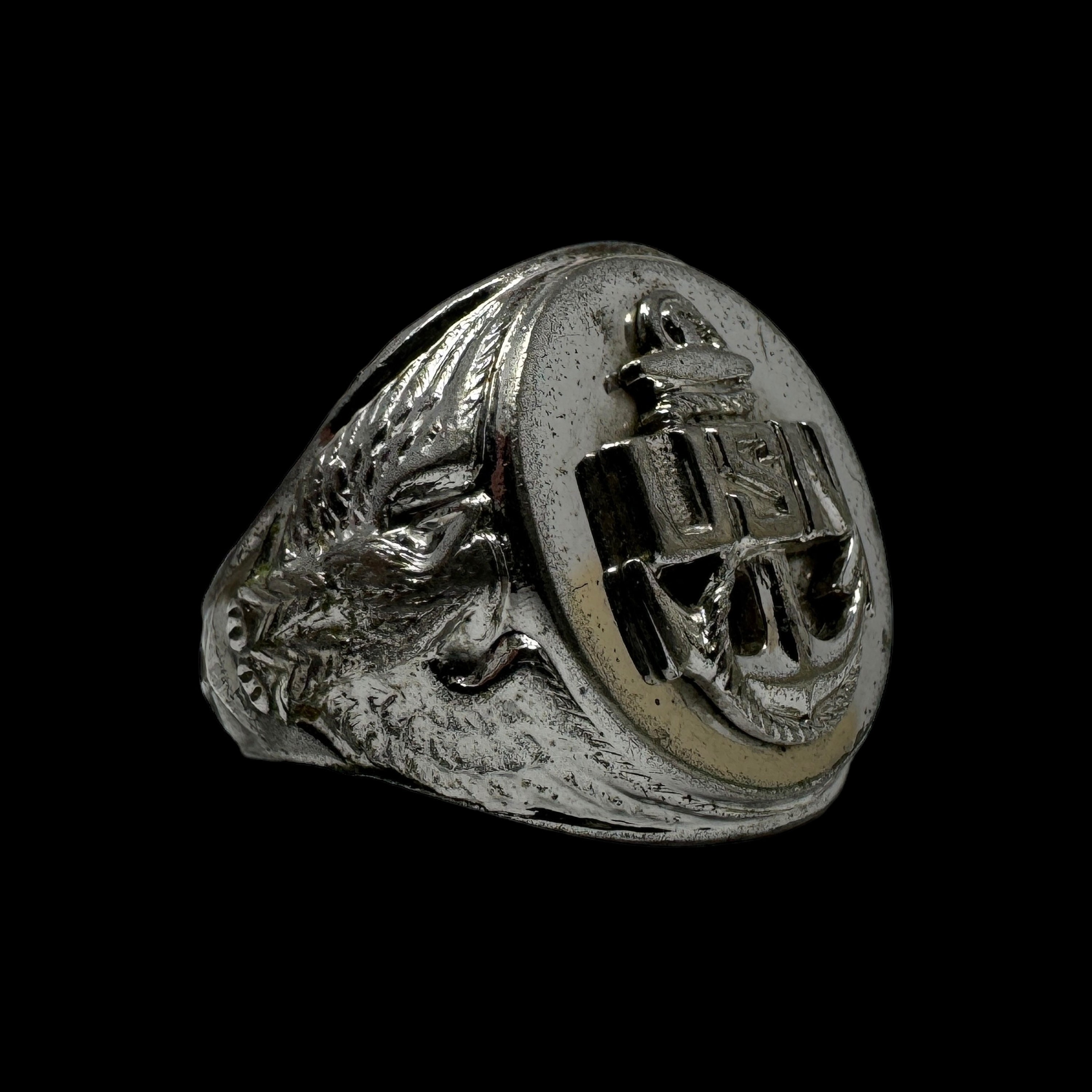 1945年 US.NAVY ヴィンテージスプーンリング　23号 Vintage US navy spoon ring/ヴィンテージUSNスプーンリング