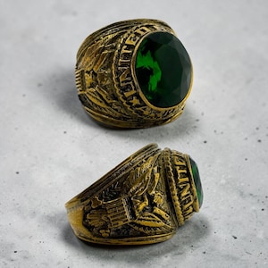 Vintage 1960's Army Ring - Etsy