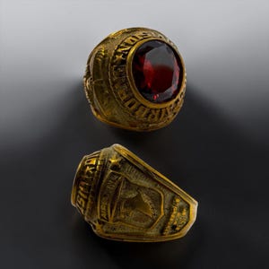 Vintage 1960's Army Ring - Etsy
