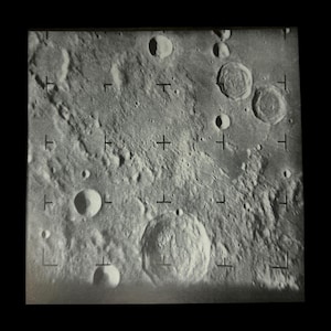 ZELDZAAM! Originele NASA Lunar Surface Ranger 8 "Camera A" 1e editie Apollo 11-kaartplaat Apollo Employee Owned Space History Gift (C.O.A)