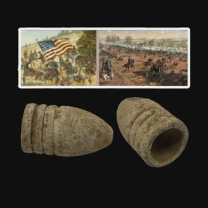RARE! Original 1863 Battle of Gettysburg “Choose Your Location” Civil War Recovered Minie Ball Authentic U.S. Military History Gift (C.O.A.)
