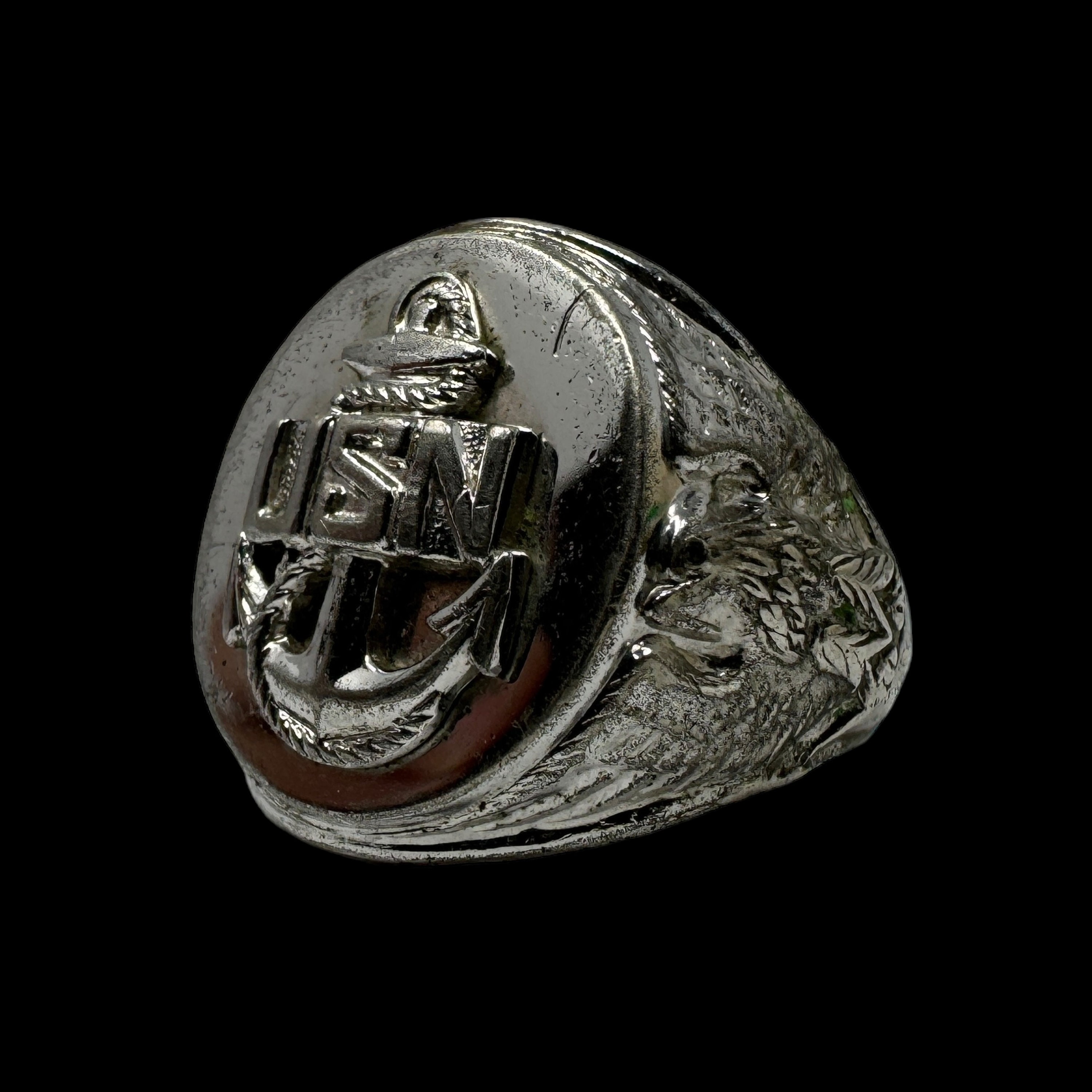 Vintage Silver Us Navy Ring - Etsy Vintage Silver Us Navy Ring - Etsy