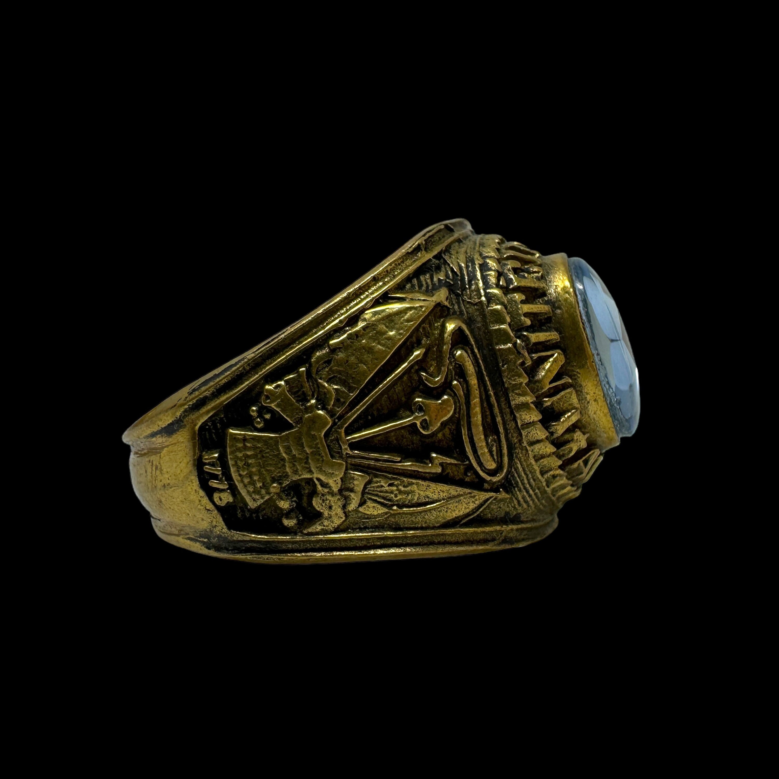RARE! Original U.S. Army 1960-70's Military Theater Ring Sky