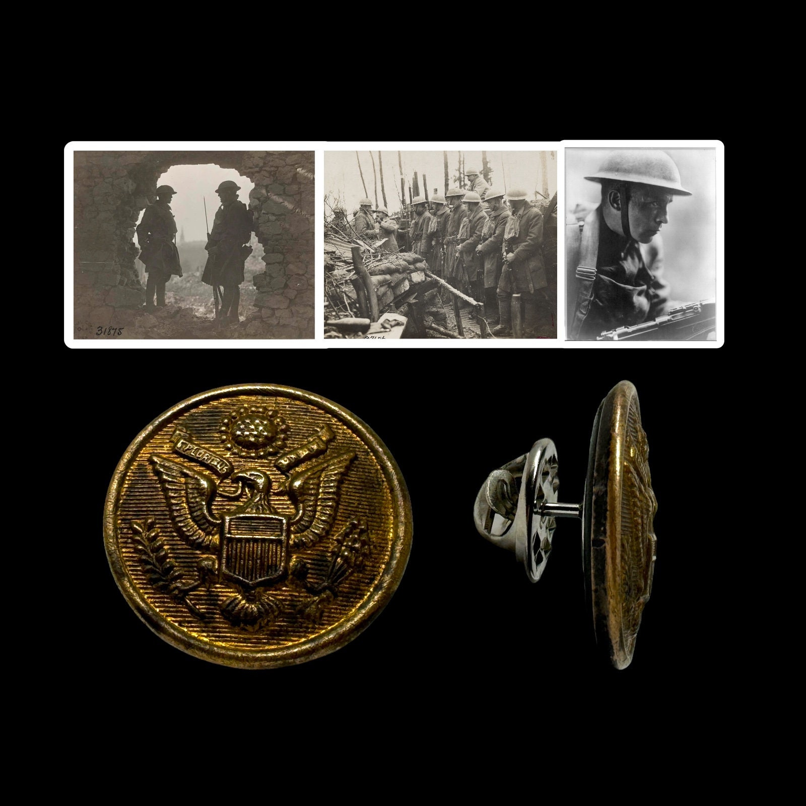 Wwi us army pin - Etsy 日本 Wwi us army pin - Etsy 日本