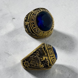 Vintage Us Navy Ring - Etsy