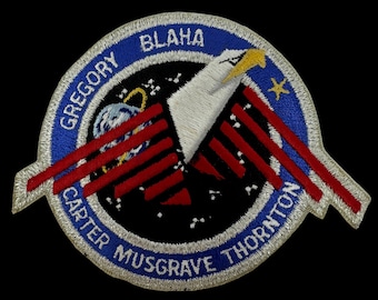 Vintage STS-33 Mission Patch: 1989 Space Shuttle Discovery, NASA Collectible (with C.O.A.)