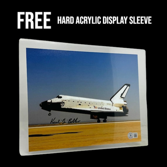スペースシャトル100分の1 チャレンジャー号　木製　工芸品　昭和　アンティーク カロル・ボブコ直筆サイン：NASA スペースシャトル チャレンジャー号