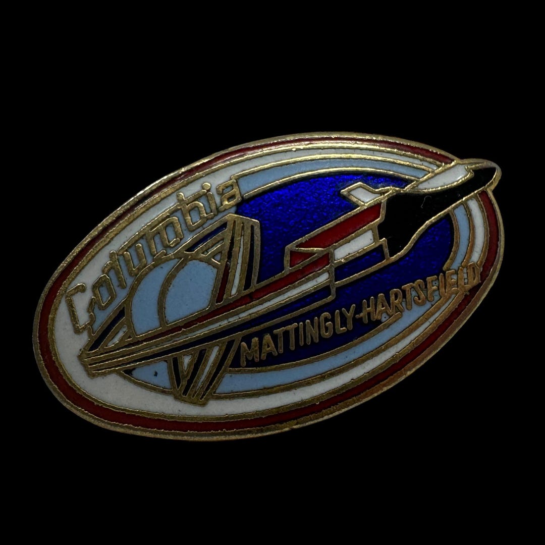 Vintage 1982 NASA Space Shuttle Columbia STS-4 Mission Pin - Etsy