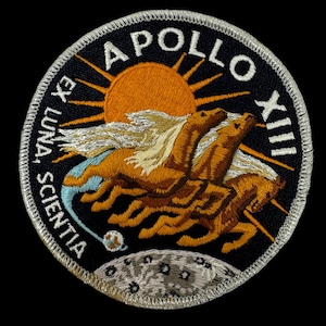 RARE Original 1970 Apollo XIII Apollo Program NASA Employee Owned Lunar Astronaut Space Exploration Mission Patch History Gift (with C.O.A.)