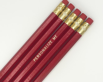 Rot | Custom Buntstifte (5er-Set, 9er-12er-Set)