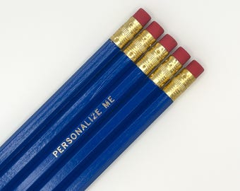 Neon Blau | Custom Buntstifte (5er-Set, 9er-12er-Set)
