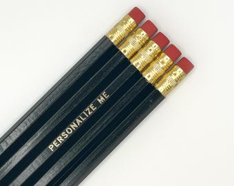 Schwarz | Custom Buntstifte (5er-Set, 9er-12er-Set)