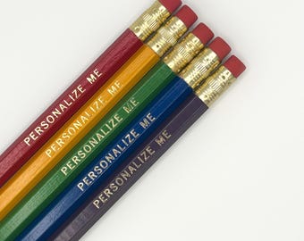 Regenbogen | Custom Bleistifte (5er Set)