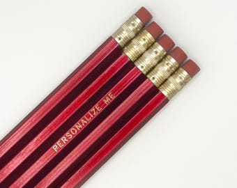 Metallic Rot | Custom Buntstifte (5er-Set, 9er-12er-Set)