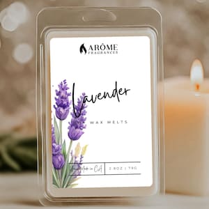 Lavender Wax Melt | Soy Wax | Hand Poured | Herbal Scent | Wax Melt Gift | Gift For Her |Wax Melt | Floral Scent | Gift Ideas | Home Decor