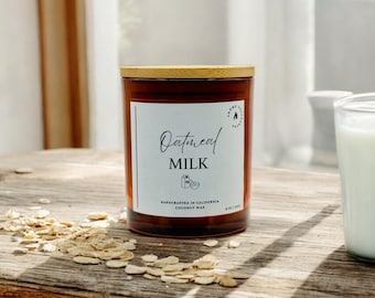 Oatmeal Milk Candle: Cozy Home Fragrance, Hand-Poured in California