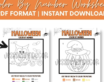 Éducatif Halloween | Feuille de travail d'Halloween | Feuilles de travail d'Halloween pour les enfants | Halloween préscolaire maternelle imprimable | Activités pour enfants |