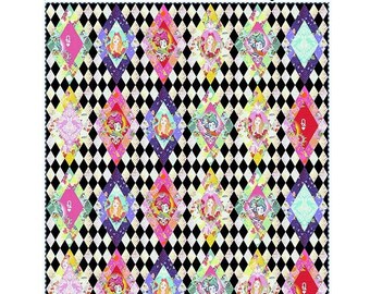 Pawn To Queen - Quilt Kit - Tula Pink - Alice in Wonderland - Curiouser and Curiouser Fabric - Queen of Hearts - Free Spirit Fabrics