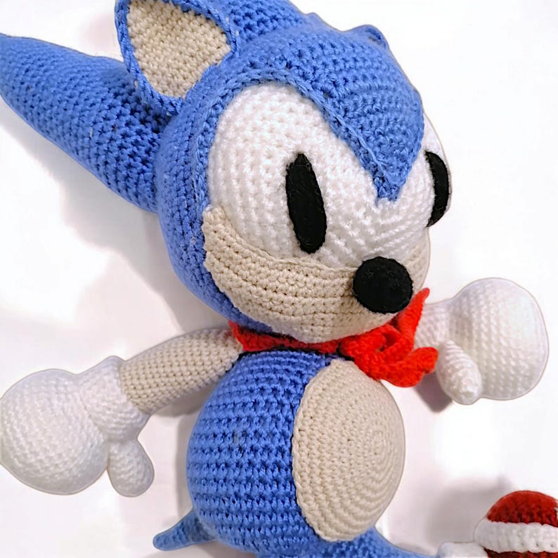 Crochet Pattern Sonic the Hedgehog Amigurumi Plush Toys Hedgehog Etsy